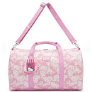Sanrio Hello Kitty Head printed All Over in Pink, Bag for Travel, School, Sports, Overnight stays, or Vacation