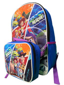 Disney Toy Story 16" Shoulder Backpack for School with Rectangular Lunch Bag
