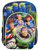 Toy Story Nylon Blue Kids 16" School Backpack for Girls and Boys ages 3+