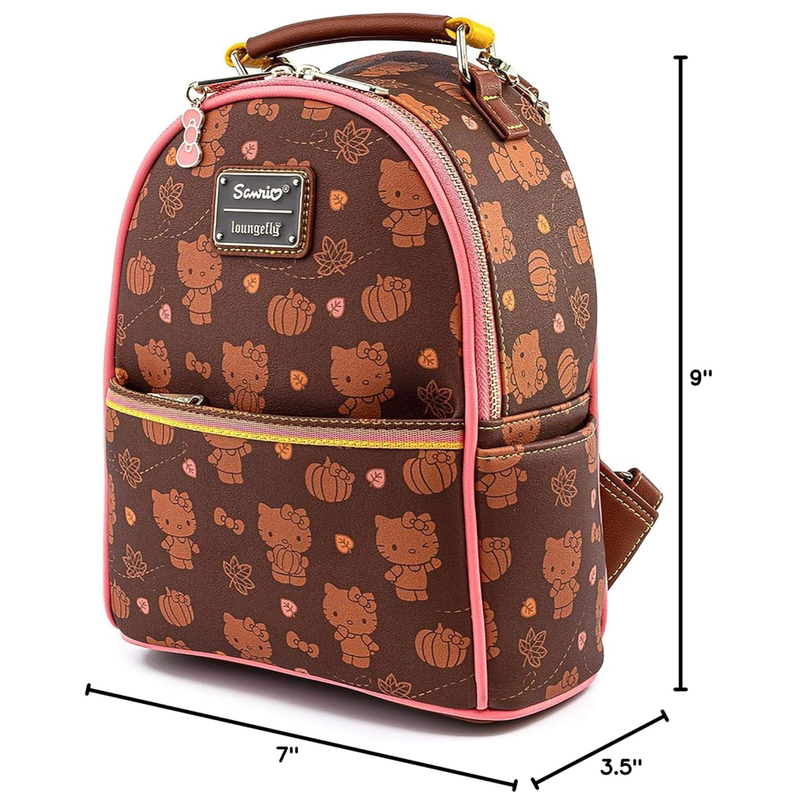 Loungefly Sanrio Hello Kitty Pumpkin Spice Mini Backpack