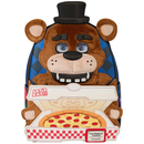 Loungefly Five Nights at Freddys Blue Mini Backpack with a Pizza Pocket