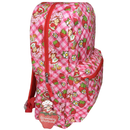 Strawberry Short Cake All Over Pink Nylon School Backpack 16" Bookbag for Girls