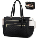 LOVEVOOK Teachers Messenger Bag for Women, Work Laptop Bag with Large Cup Holder