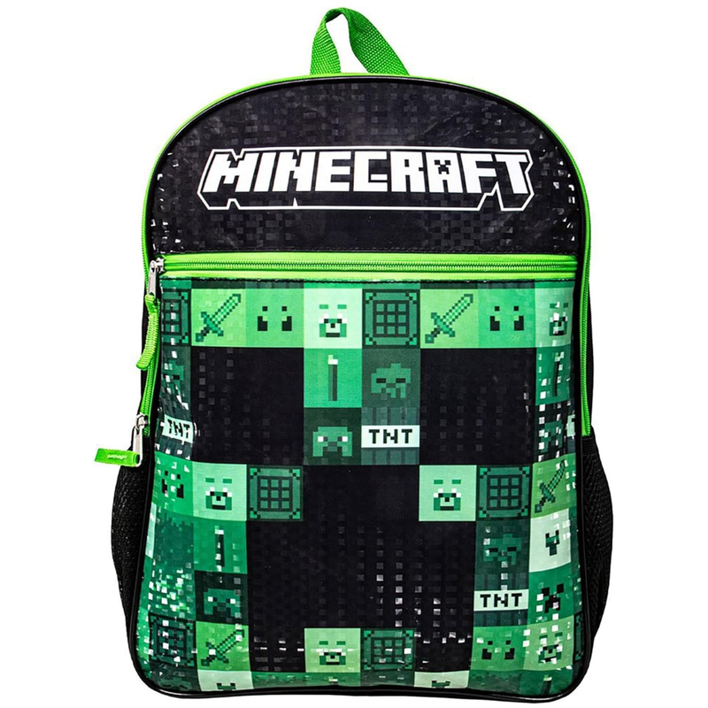 Minecraft Backpack 16" Creeper TNT Kids