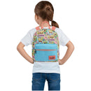 Bioworld Spongebob Squarepants Character All-Over Print 11" Mini Backpack