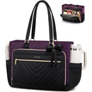 LOVEVOOK Teachers Messenger Bag for Women, Work Laptop Bag with Large Cup Holder