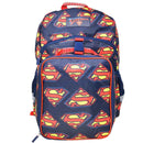 Bioworld Superman Logo All-Over Print 16" Premium Backpack & Lunch Kit Set