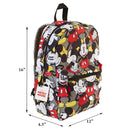 Disney Kids Mickey Mouse Backpack For Boys and Girls 16 inch