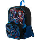 Bioworld Five Nights at Freddys 16" Black and Blue Premium Backpack & Lunch Kit Set