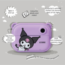 Kuromi Instant Print Kids Digital Camera & Video Camcorder with Selfie Camera by Kidamento