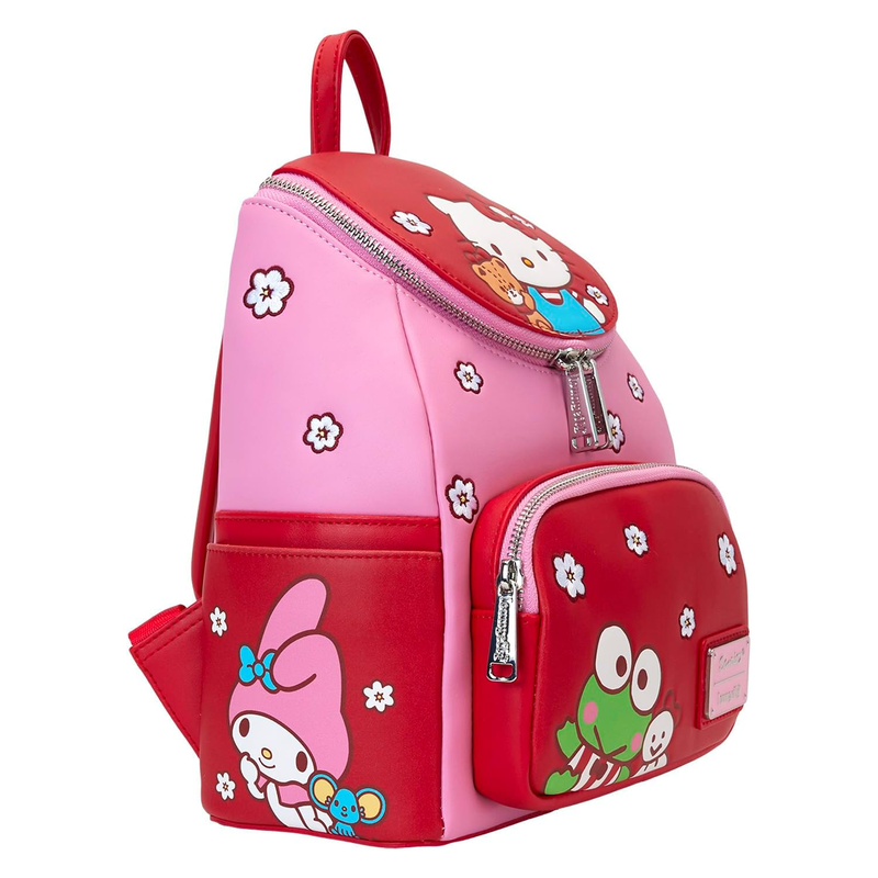 Loungefly Sanrio Hello Kitty & Friends Pink Mini Faux Leather Shell Backpack