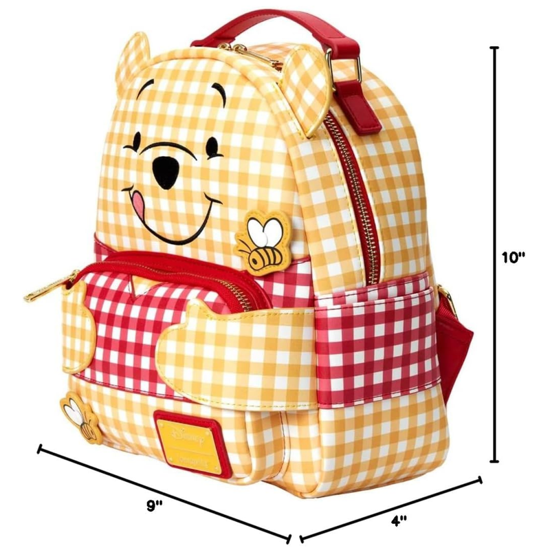 Loungefly DisneyWinnie The Pooh Gingham Mini Backpack