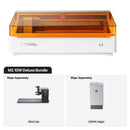 xTool M2 Color Craft Laser 10W Deluxe Bundle with CMYK Inkjet Print Head, and RA3 Lite Rotary