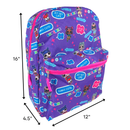 L.O.L. Surprise Dolls All Over Print Backpack With Pocket, 16" Inch