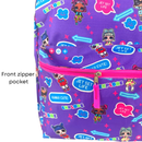L.O.L. Surprise Dolls All Over Print Backpack With Pocket, 16" Inch