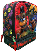 Bioworld Kids Insulated Lunch Bag with Handle, Five Nights at Freddys Drop Bottom Rectangle Lunch Bag