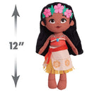 Disney Princess So Sweet Princess Moana, 12 Inch Plushie with Brown Hair, Disney Moana, Officially Licensed Kids Toys for Ages 3 Up, Gifts and Presents