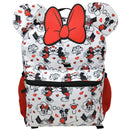 Minnie Mouse Red and White Bow 16" Backpack