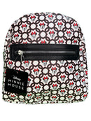 Minnie Mouse All Over Print 10" Mini Deluxe Backpack with 1 Front pocket
