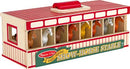 Melissa & Doug Take-Along Show-Horse Stable Play Set With Wooden Stable Box and 8 Toy Horses