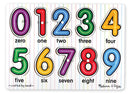 Melissa & Doug See-Inside Numbers Wooden Peg Puzzle (10 pcs)
