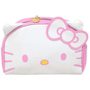 Fast Forward Hello Kitty Cosmetic Makeup Bag Officially Licensed 9 Inch Pink and White Leather Toiletry Tote Bag