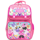 Disney Minnie Mouse 15.5" Polyester Pink Large Backpack with 2 Front Pockets