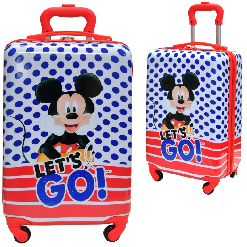 Mickey Mouse Boys 360 Spin Luggage