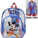 Mickey Transparent 16" Clear Backpack