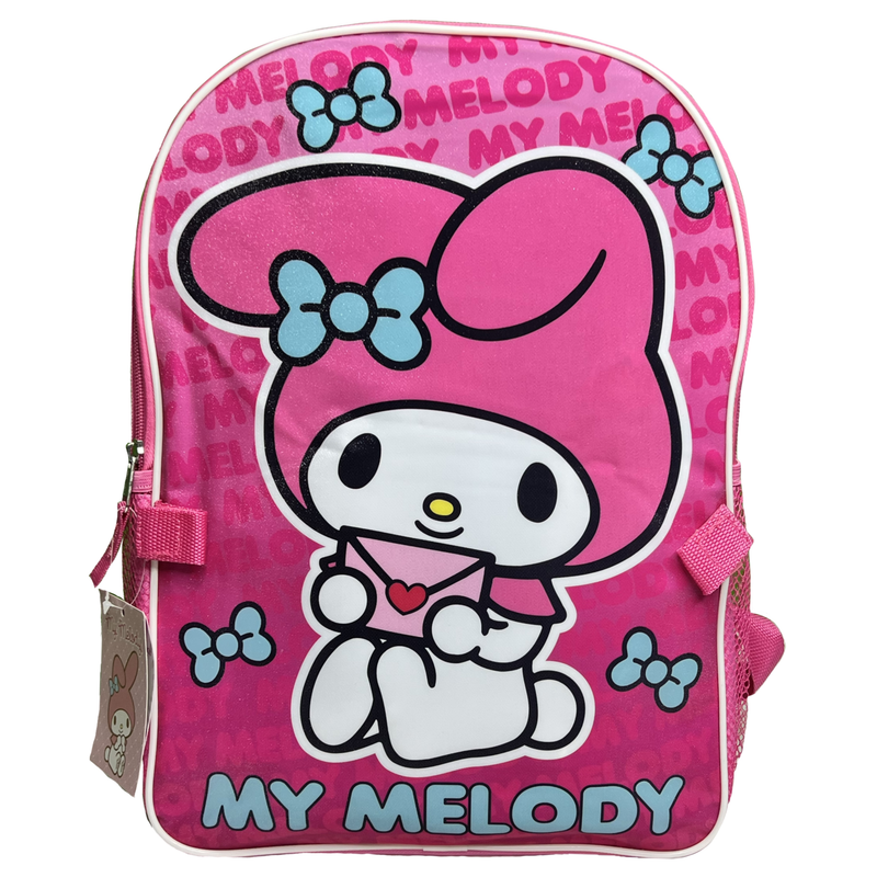 My Melody 16" Pink School Backpack with Lunch Bag