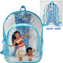 Disney Moana 2 Transparent 16" Clear Backpack