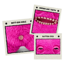 ZURU Fugglers Bigg Fuggs - Big Funny Ugly Monster Plush - 17 inches (Mr Buttons (Pink))