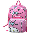 My Melody 16" Pink School Backpack with Lunch Bag