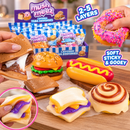 MushMeez Taba Squishies Food Fidget Toy, Soft Sticky Layered Sensory Stress Relief Toy, 6 Assorted Styles, 1 Piece