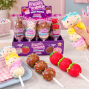 MushMeez Sweet Friends Squishy Toy on a Stick, Soft Sensory Fidget Stress Relief Toy, Assorted Styles, 1 Piece
