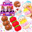 MushMeez Sweet Friends Squishy Toy on a Stick, Soft Sensory Fidget Stress Relief Toy, Assorted Styles, 1 Piece