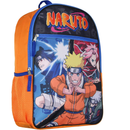 Naruto Shippuden Group Fight Pose Sasuke Sakura Uzumaki School Travel Backpack ages 3+