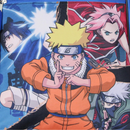 Naruto Shippuden Group Fight Pose Sasuke Sakura Uzumaki School Travel Backpack ages 3+