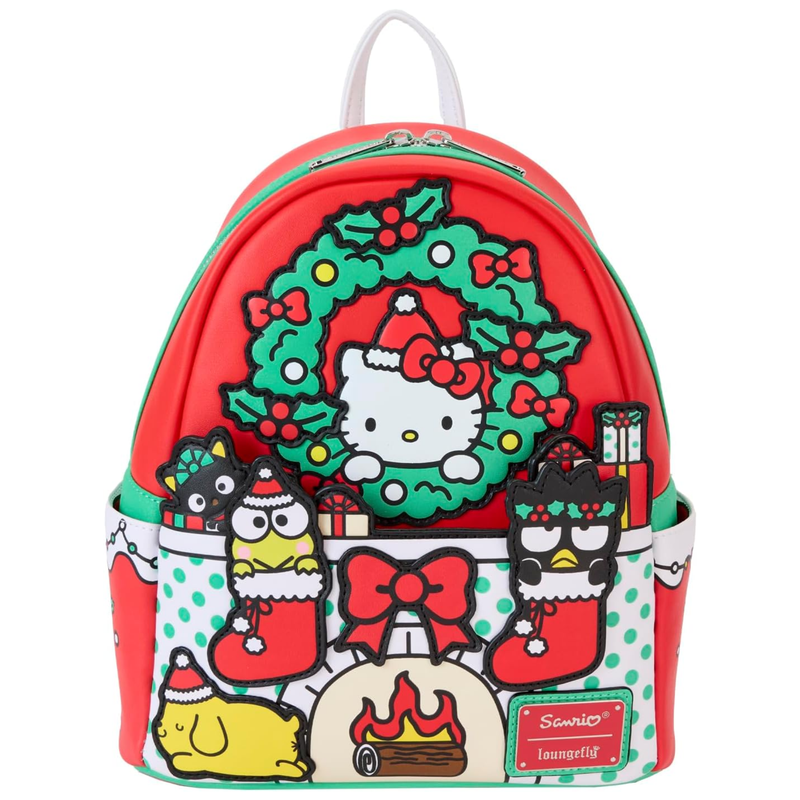 Loungefly Sanrio Hello Kitty Winter Wonderland Red Mini Backpack