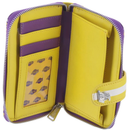 Loungefly NBA: Los Angeles Lakers Logo Snap Wallet, Purple & Yellow