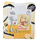 Northwest Winnie The Pooh Silk Touch Throw Blanket, 46" x 60", Oh Bother