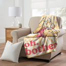 Northwest Winnie The Pooh Silk Touch Throw Blanket, 46" x 60", Oh Bother