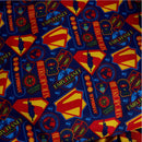 Loungefly DC Superman Nylon Full-Size School  Backpack, 17in