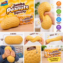 Fun Storm Jumbo 8" Peanuts Squishy Squeeze Fidget Toy Stress Relief for Kids Ages 3+