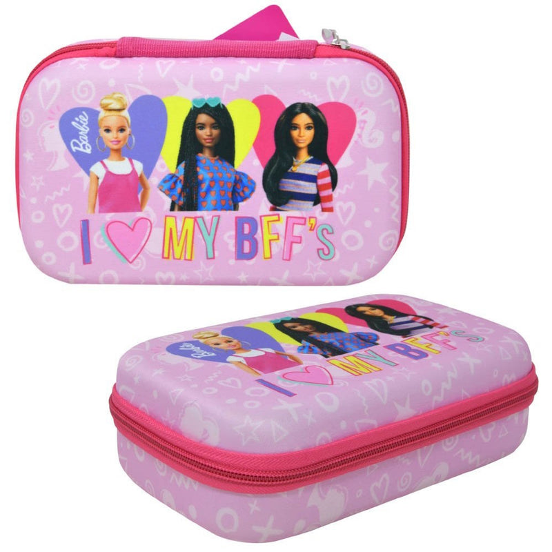 Girls Pink Barbie Pencil Case