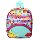 Pokemon Mini Backpack 11" with Glitter Trimming and Small Front Pocket