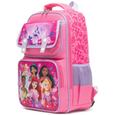 Disney Princesses 15.5" Polyester Pink Large Backpack with 2 Front Pockets