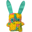 ZURU Fugglers Bigg Fuggs - Big Funny Ugly Monster Plush - 17 inches (Rabid Rabbit (Tie Dye))