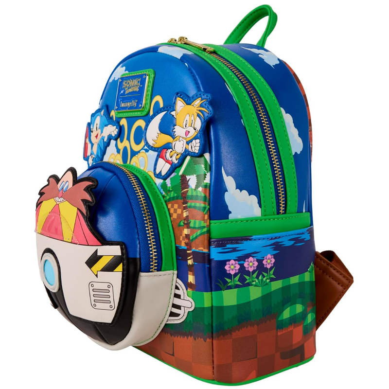 Loungefly Sega Sonic The Hedgehog Mini Backpack