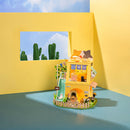 Rolife DIY Miniature Doll House Kit with Furniture for Children Adult Wooden Kits Toy (Cat House)